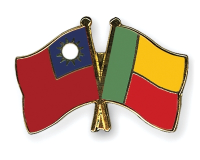 Fahnen Pins Taiwan Benin