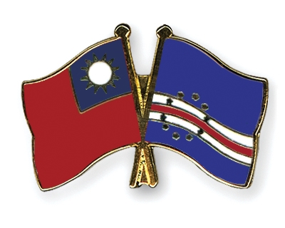 Fahnen Pins Taiwan Kap-Verde