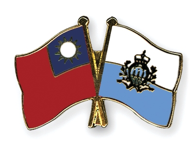 Fahnen Pins Taiwan San-Marino