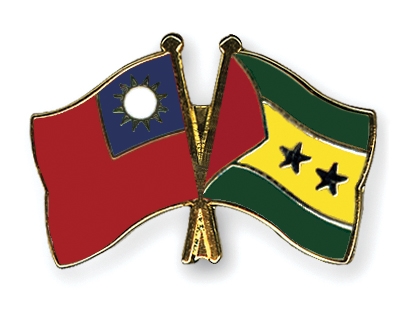 Fahnen Pins Taiwan Sao-Tome-und-Principe