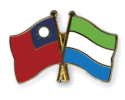 Fahnen Pins Taiwan Sierra-Leone