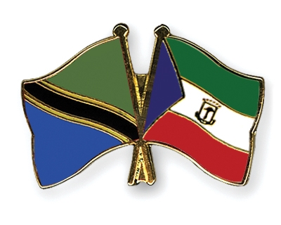 Fahnen Pins Tansania quatorialguinea