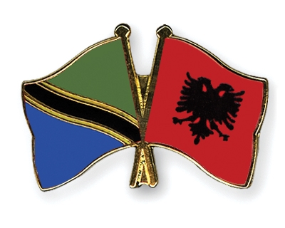 Fahnen Pins Tansania Albanien