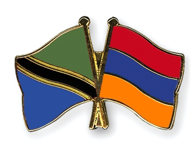 Fahnen Pins Tansania Armenien