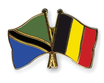 Fahnen Pins Tansania Belgien