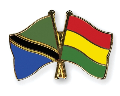 Fahnen Pins Tansania Bolivien