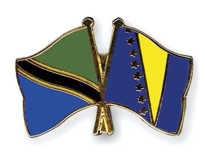 Fahnen Pins Tansania Bosnien-und-Herzegowina