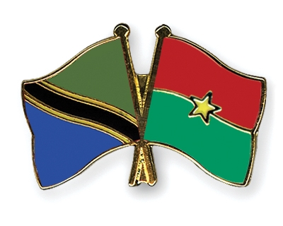 Fahnen Pins Tansania Burkina-Faso
