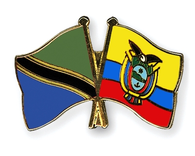 Fahnen Pins Tansania Ecuador