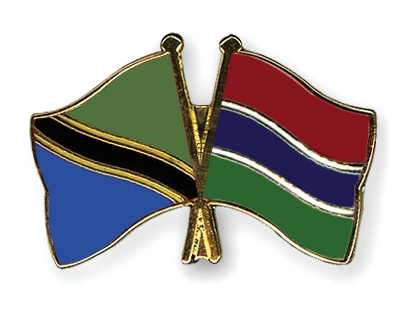 Fahnen Pins Tansania Gambia