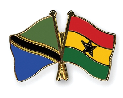 Fahnen Pins Tansania Ghana