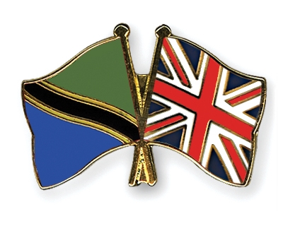 Fahnen Pins Tansania Grossbritannien