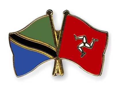 Fahnen Pins Tansania Isle-of-Man