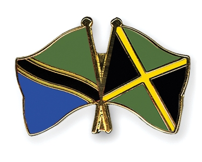Fahnen Pins Tansania Jamaika
