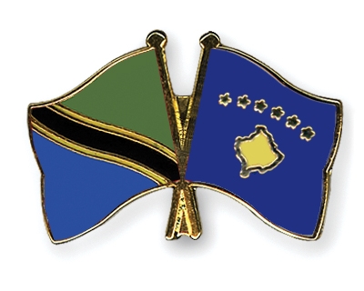 Fahnen Pins Tansania Kosovo