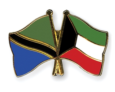 Fahnen Pins Tansania Kuwait