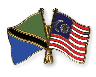 Fahnen Pins Tansania Malaysia
