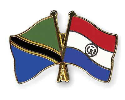 Fahnen Pins Tansania Paraguay