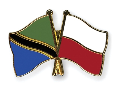 Fahnen Pins Tansania Polen