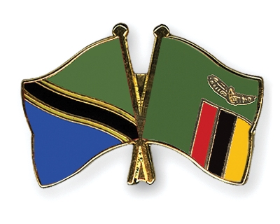 Fahnen Pins Tansania Sambia