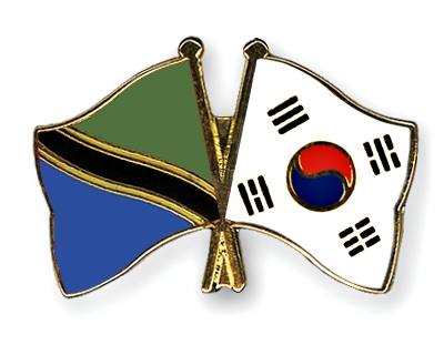 Fahnen Pins Tansania Sdkorea