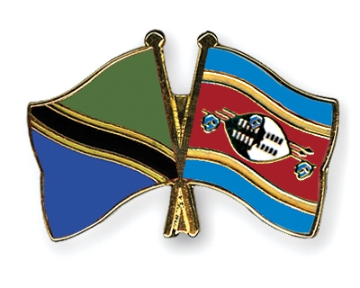 Fahnen Pins Tansania Swasiland