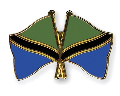 Fahnen Pins Tansania Tansania