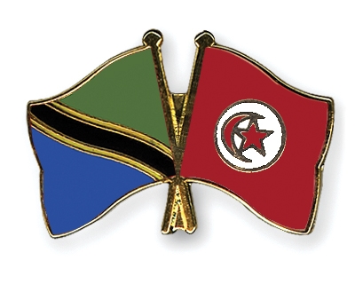 Fahnen Pins Tansania Tunesien
