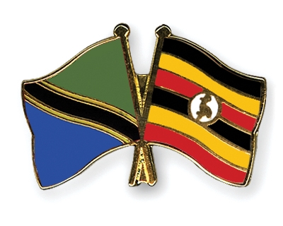 Fahnen Pins Tansania Uganda