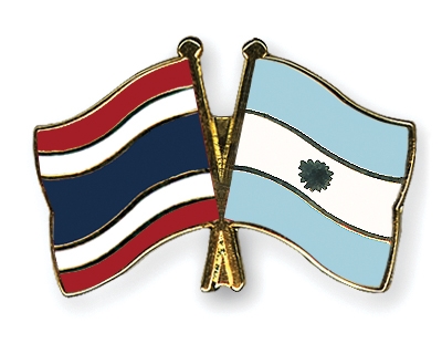 Fahnen Pins Thailand Argentinien