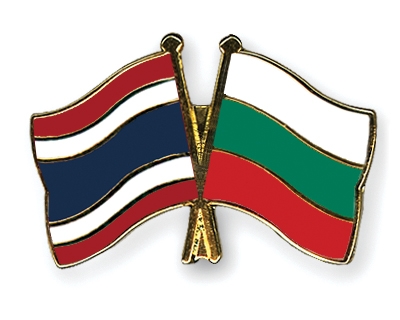 Fahnen Pins Thailand Bulgarien