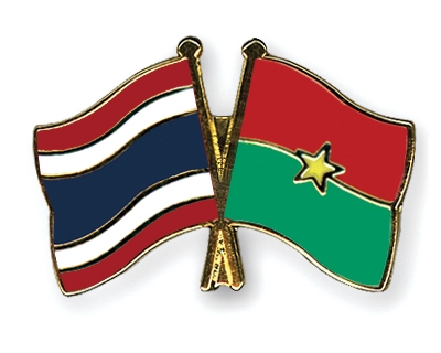 Fahnen Pins Thailand Burkina-Faso