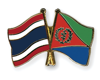 Fahnen Pins Thailand Eritrea