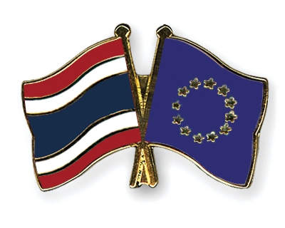 Fahnen Pins Thailand Europa