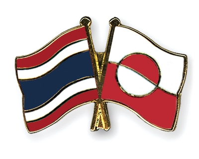 Fahnen Pins Thailand Grnland