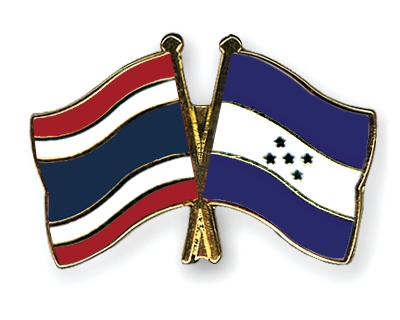 Fahnen Pins Thailand Honduras