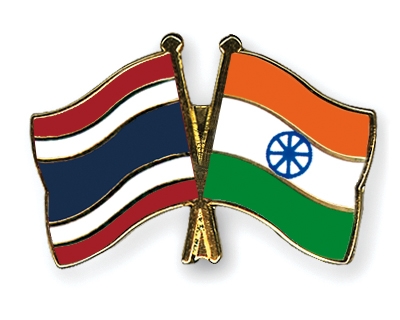 Fahnen Pins Thailand Indien