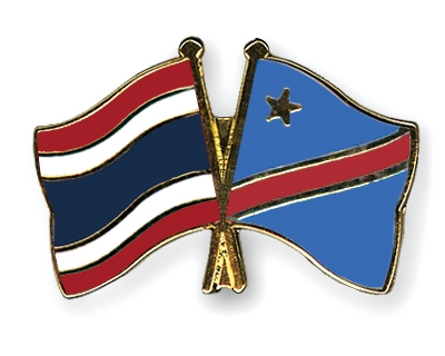 Fahnen Pins Thailand Kongo-Demokratische-Republik