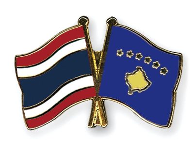 Fahnen Pins Thailand Kosovo