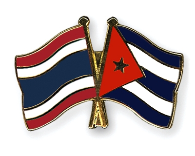 Fahnen Pins Thailand Kuba