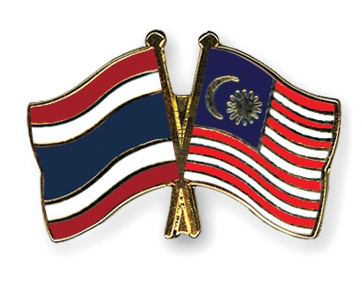 Fahnen Pins Thailand Malaysia