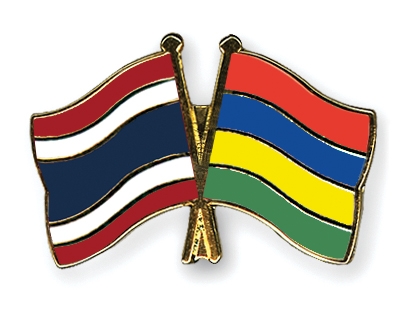 Fahnen Pins Thailand Mauritius