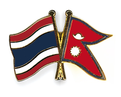 Fahnen Pins Thailand Nepal