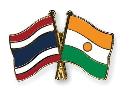 Fahnen Pins Thailand Niger