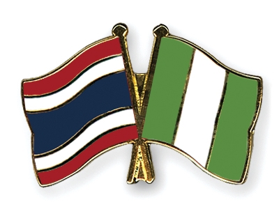 Fahnen Pins Thailand Nigeria