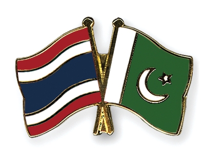 Fahnen Pins Thailand Pakistan