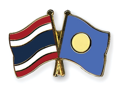 Fahnen Pins Thailand Palau