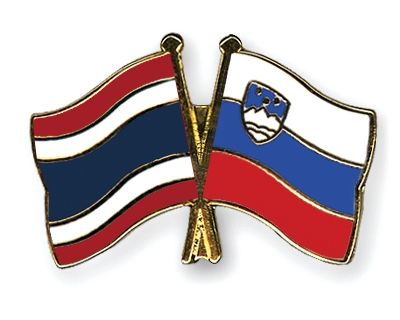 Fahnen Pins Thailand Slowenien