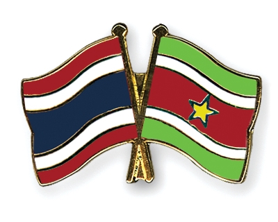 Fahnen Pins Thailand Surinam