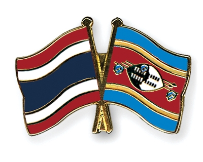 Fahnen Pins Thailand Swasiland